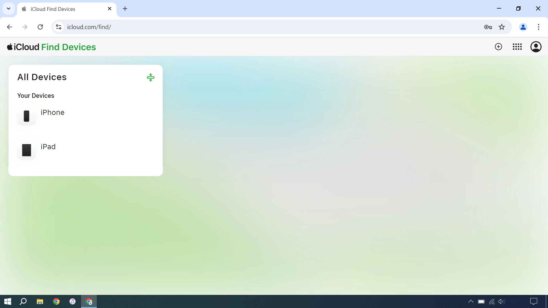 Click the name of your tablet.