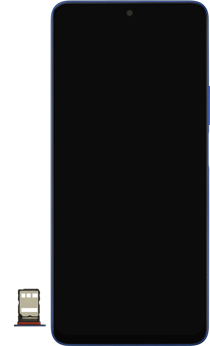 Turn your SIM so the angled corner of the SIM matches the angled corner of the second SIM holder and place your SIM in the SIM holder.