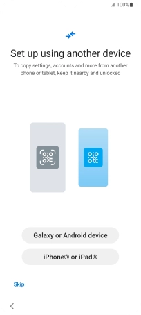 Press Skip. Press Skip.