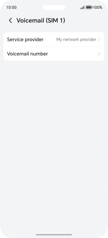 Press Voicemail number.