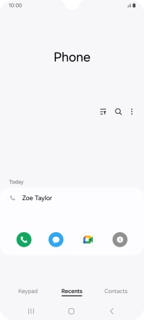 Press the info icon.