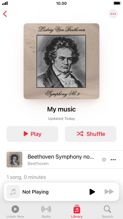 Go to the required category or playlist and press the required audio file. Go to the required category or playlist and press the required audio file.