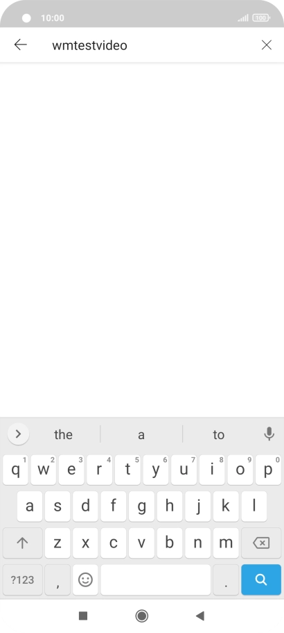 Key in the required search word and press the search icon.