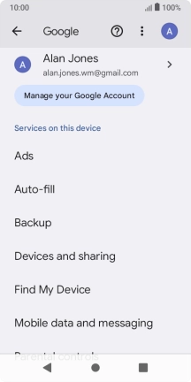 Press Backup. Press Backup.
