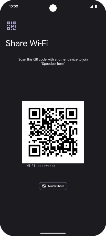 Place the QR code inside the camera frame on the other device to scan the code. Place the QR code inside the camera frame on the other device to scan the code.