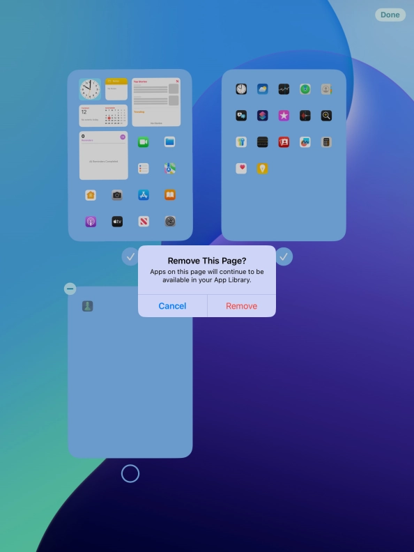 Press Remove. Press Remove.