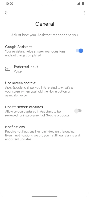 Press the indicator next to Press the indicator next to