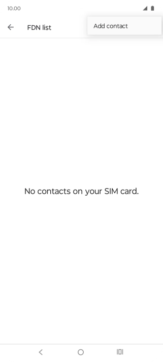 Press Add contact. Press Add contact.