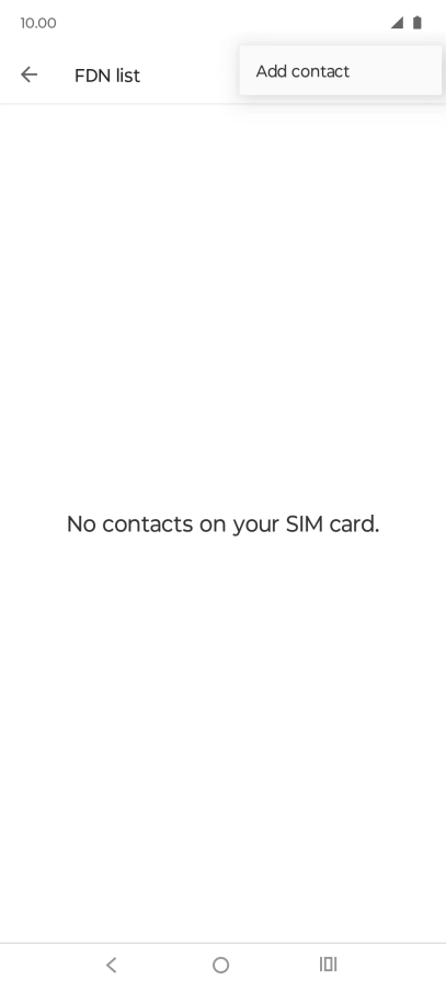 Press Add contact. Press Add contact.