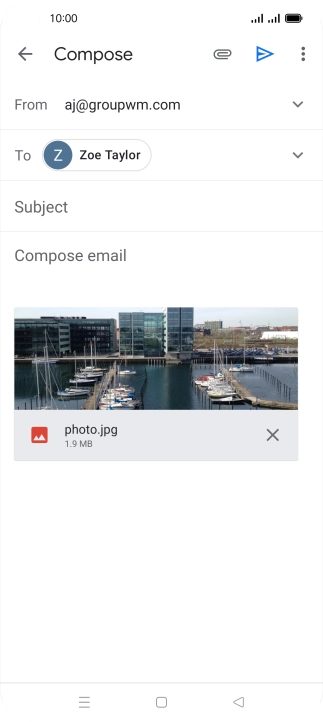 Press Subject and key in the required subject.