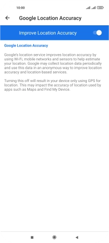 If you press the indicator next to 