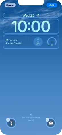 To customise the way the lock screen date is displayed, press the date widget and follow the instructions on the screen to select the required widget display mode. To customise the way the lock screen date is displayed, press the date widget and follow the instructions on the screen to select the required widget display mode.