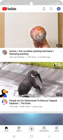 Press the upload icon.