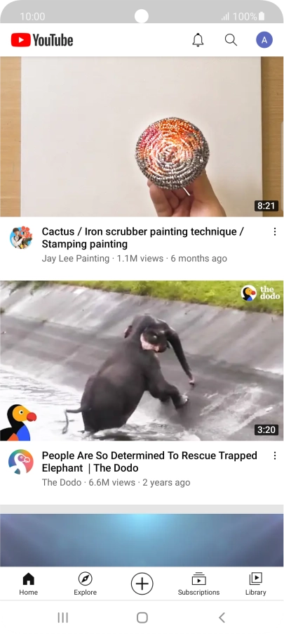 Press the upload icon.