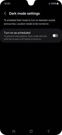 Press the indicator next to Press the indicator next to