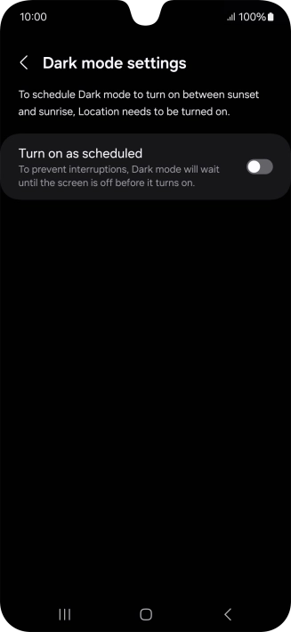 Press the indicator next to Press the indicator next to