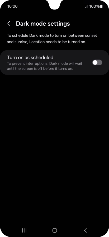 Press the indicator next to Press the indicator next to