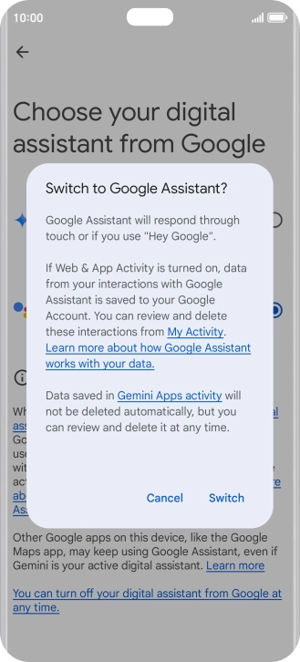 Press Switch. Press Switch.