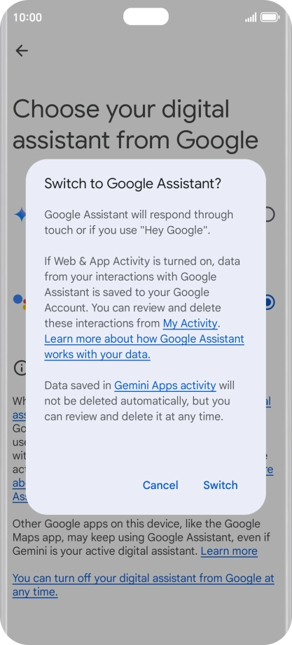 Press Switch. Press Switch.