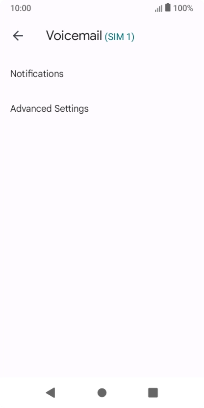 Press Advanced Settings.
