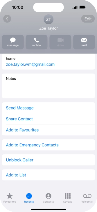 Slide your finger upwards starting from the bottom of the screen to return to the home screen.