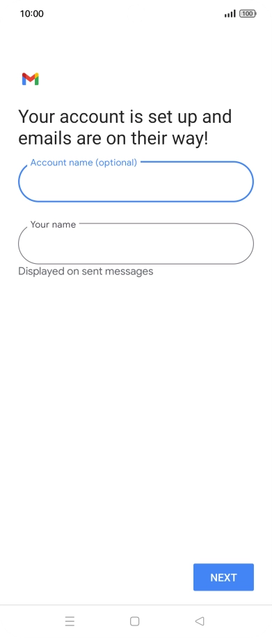 Press the field below 