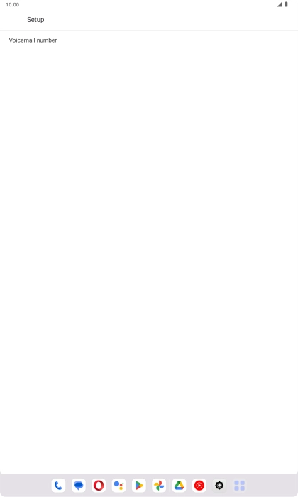 Press Voicemail number. Press Voicemail number.