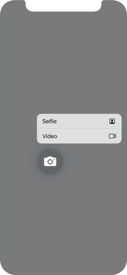 Press and hold the required function to see more actions.