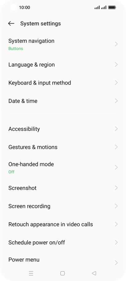Press Language & region.