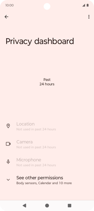 Press See other permissions.