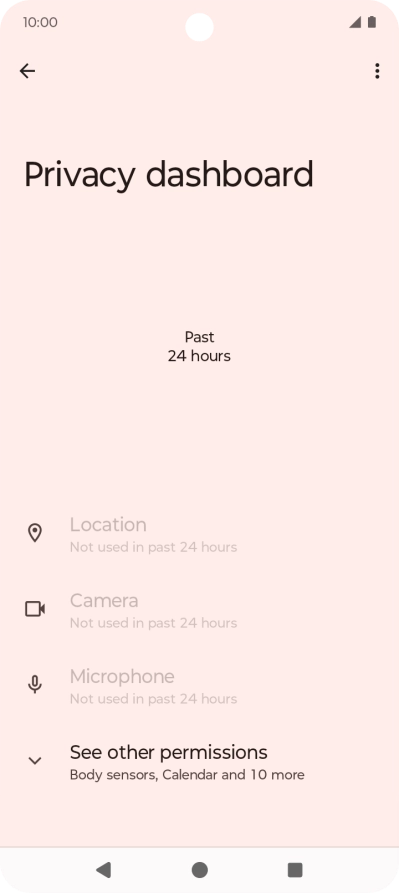 Press See other permissions.