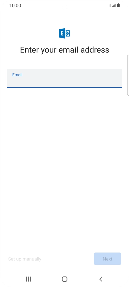 Press the field below 