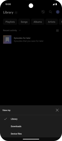 Press the required category and go to the required audio file. Press the required category and go to the required audio file.