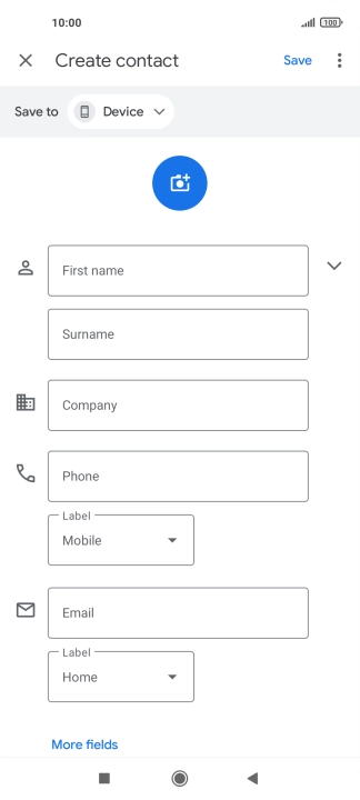 Press the drop down list next to 