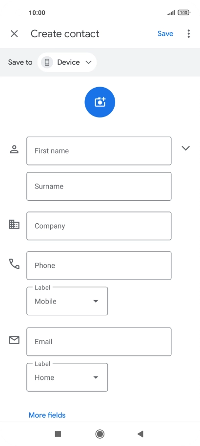 Press the drop down list next to 