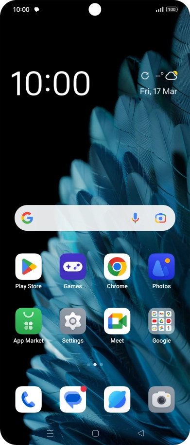 The text/picture message icon shows that you've received a new text or picture message.