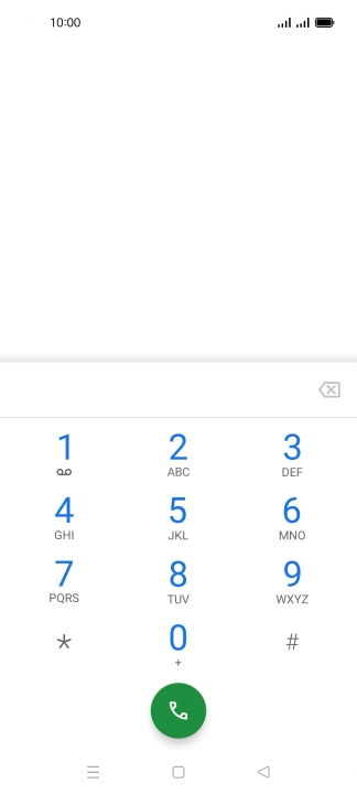 Press the Home key to return to the home screen.
