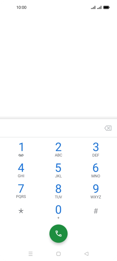 Press the Home key to return to the home screen.