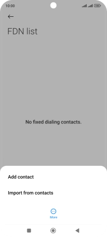 Press Add contact. Press Add contact.