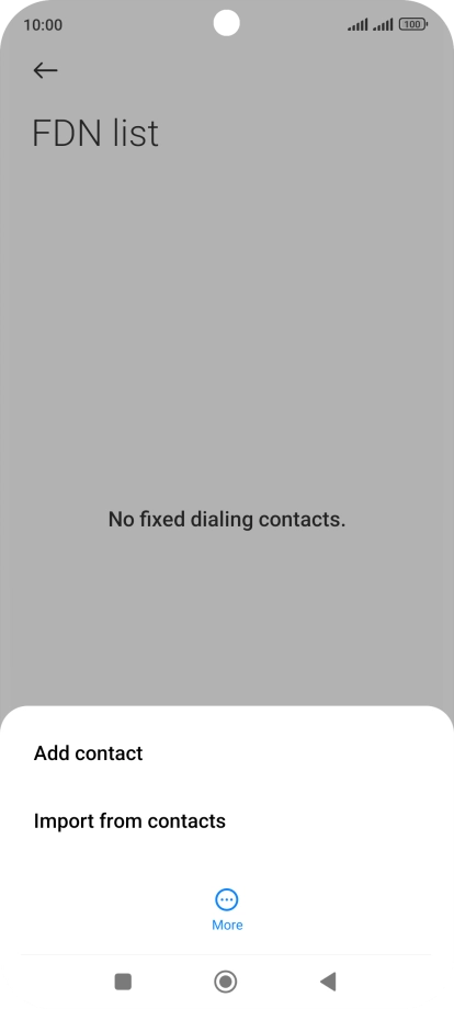 Press Add contact. Press Add contact.