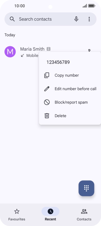 Press Block/report spam.