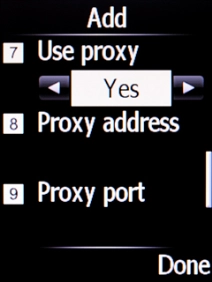Select Yes to turn on the function.