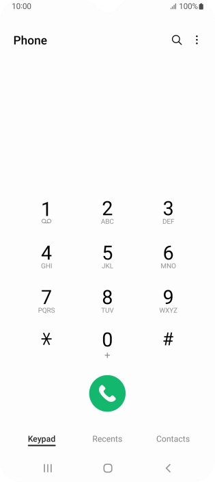 Press the menu icon. Press the menu icon.
