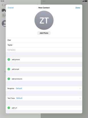 Press add phone. Press add phone.