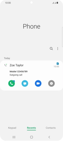 Press the info icon.