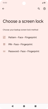 Press the required phone lock code and follow the instructions on the screen to create an additional phone lock code. Press the required phone lock code and follow the instructions on the screen to create an additional phone lock code.