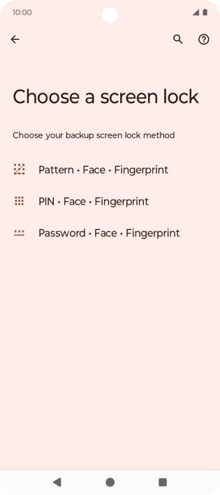 Press the required phone lock code and follow the instructions on the screen to create an additional phone lock code. Press the required phone lock code and follow the instructions on the screen to create an additional phone lock code.