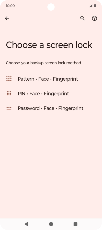 Press the required phone lock code and follow the instructions on the screen to create an additional phone lock code. Press the required phone lock code and follow the instructions on the screen to create an additional phone lock code.