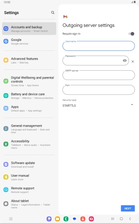Press the field below Press the field below