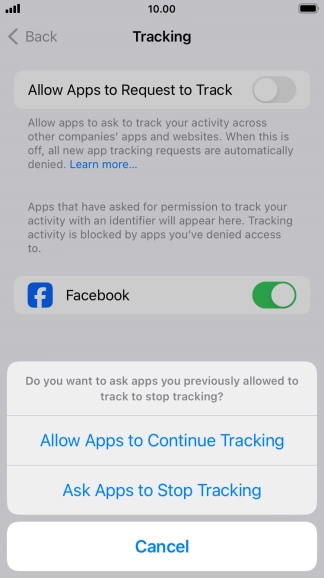 If you turn off the function, press the required setting. If you turn off the function, press the required setting.
